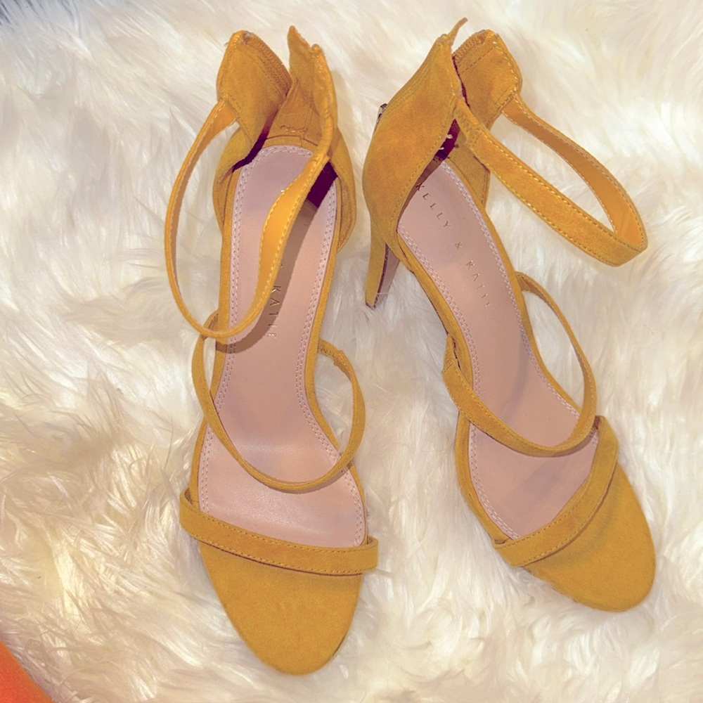 women's kelly and katie shoes yellow heels